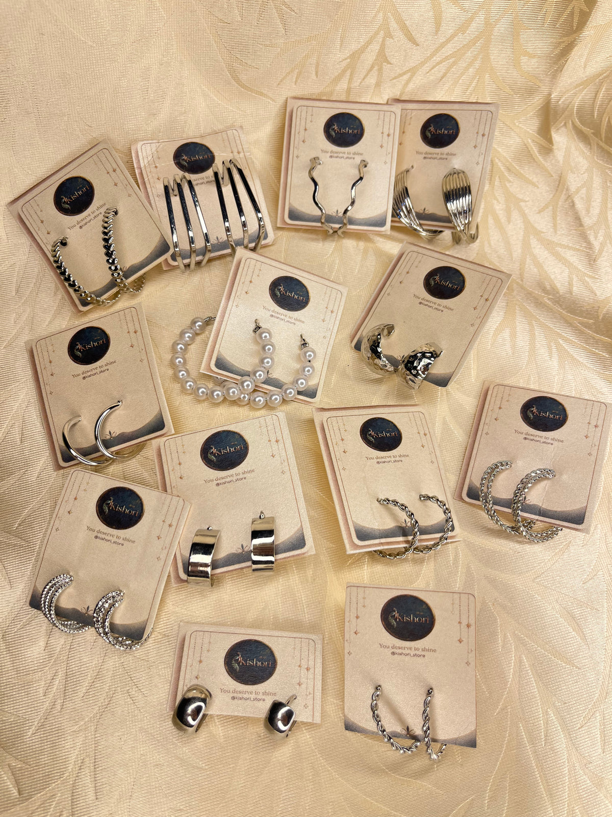 Silver Luxe Hoop Collection🤍