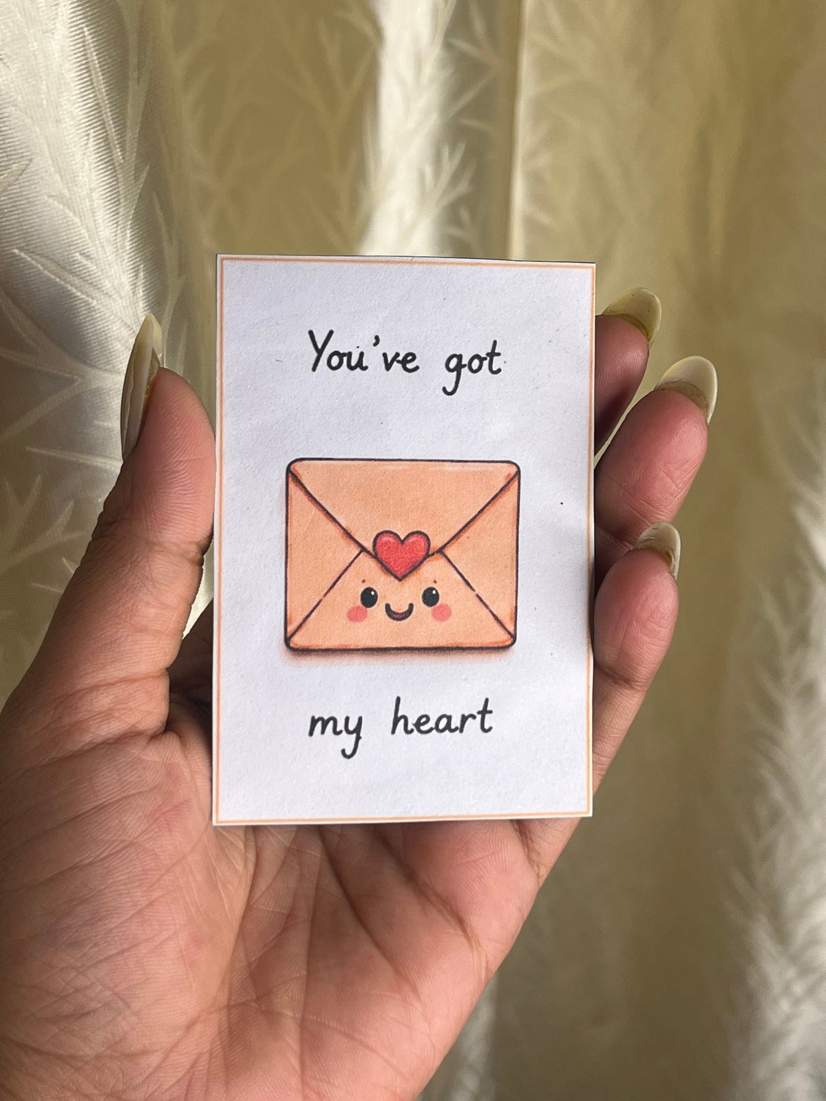 You’ve Got My Heart. 💌 Cute Mini Message Card
