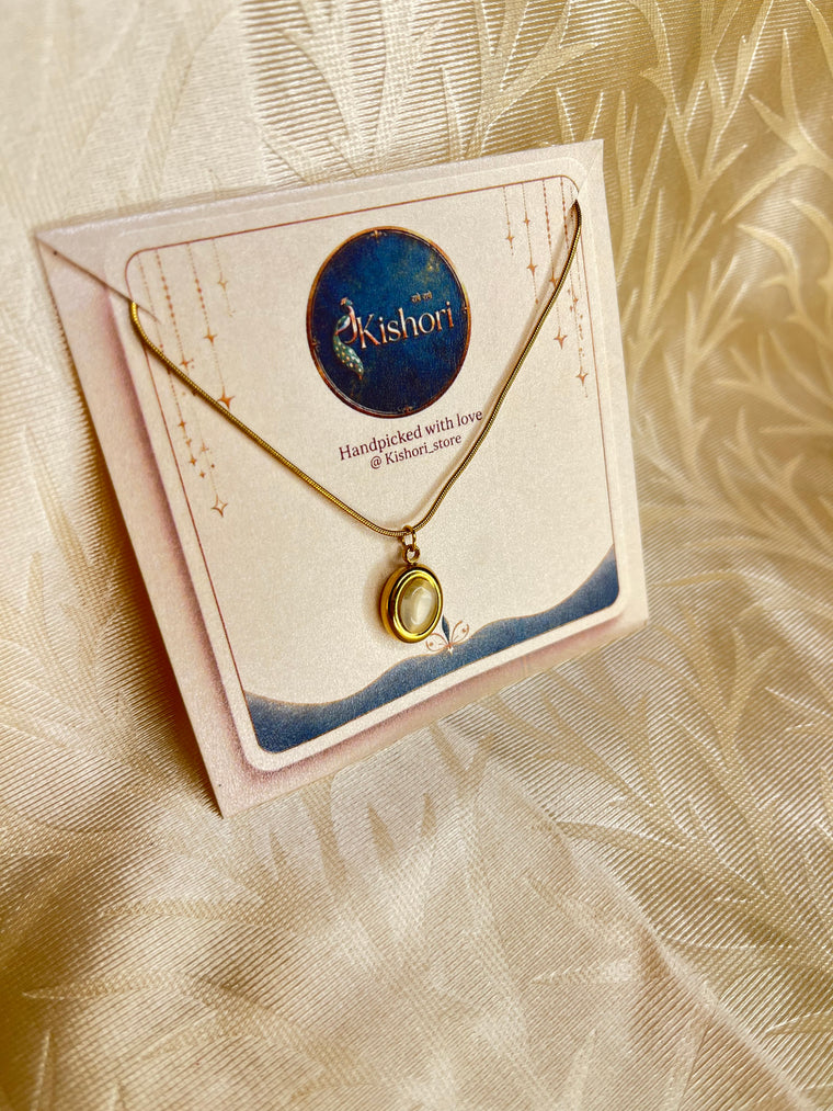 Moonlit Pearl Necklace 🌙